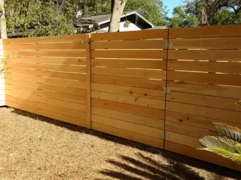 Wood fence homestead fl