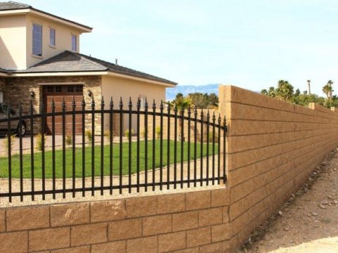 masonry fencing